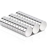 30個セットネオジム磁石, 8x3mm 強力磁石,丸型マグネット强力希土類磁石 薄型磁铁 冷蔵庫マグネット 円盤磁石マグネット ホワイトボードマグネット 事務所 DIY建築科学 学校 キッチン工芸に最適