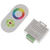 Dovewill 高性能　5キー　ワイヤレス　タッチ　RGB 　LED　リモートコントローラ　LEDライト　器具　ストリップ　DC　12 / 24V用