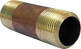 LASCO 17-9489 3/4-Inch by 3-Inch Red Brass Pipe Nipple [並行輸入品]