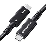 [Intel認証] Cable Matters 80Gbps アクティブ Thunderbolt 5 ケーブル 2m、最大120Gbps 帯域幅強化、240W 充電、8K ビデオ対応、Thunderbolt 4/3、USB4、USB-C対応