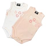 [ディーアンドジージュニア] D&G JUNOR ノースリーブ ロンパース2枚セット DGL14519PK XSサイズ