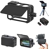 DJI OSMO Action 5 Pro Action 4 Action 3用フレーム 保護フレーム 拡張マウント 2 in 1 スクリーン遮光フード プロテクタークイックリリース カメラ保護ケース DJI Action 5 Pro 4 3アクセサリー磁気マウント 三脚 自撮り棒 3.5mmマイクアダプターなどを接続可能