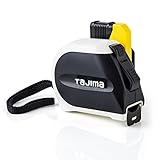 但馬sfssm2555測定テープ5.5メートルX 25 mm。自動ロック樹脂コーティングプラスチックアクリルケース家庭用、パック1個。