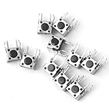 【ノーブランド品】6x6x8mm 触覚 プッシュ ボタン スイッチ タクト10個 切り替え