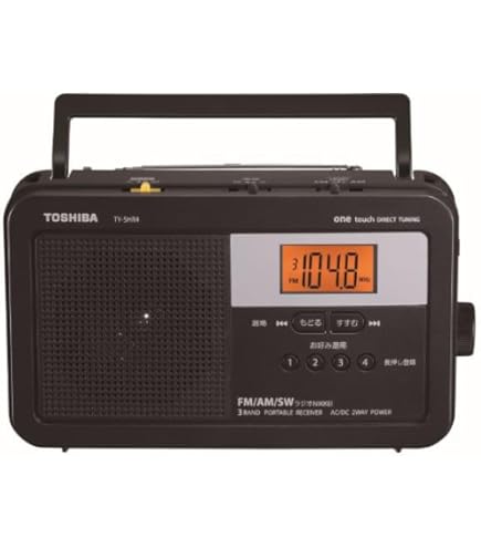 ラジオ・コンポ TOSHIBA/TY-SR66 TOSHIBA 東芝 ラジオ TY-SR66 FM ワイドFM AM LEDライト 乾電池