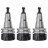 TOOGOO 3個　メタルISO30 ER32 50バランスコレットチャック G2.5 24000rpm CNCツールホルダー