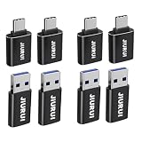 JIURUI USB C 変換アダプタ USB A to C タイプAからタイプC 変換プラグ OTG対応 USB変換コネクター 最大5Gbps 超高速データ転送とQC3.0 急速充電同期 パソコン/タブレット/Windows10/MacBook/iPad Pro/iPhone 15/16 アンドロイドスマホ/Xperia/Sony/Galaxyなど対応 変換コネクタ(4個ブラック)