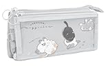 クーリア ペンポーチ オープンピタポケペンポーチ ねこらびむぎゅちゃん 03054