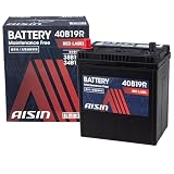 アイシン(AISIN) 車用 バッテリー 40B19R (38B19R 34B19R) 標準車/充電制御車対応 RED LABEL BTRAZ-9040B19R