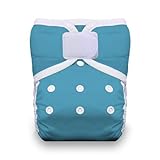 Thirsties One Size Hook and Loop Pocket Diaper, Ocean Blue by Thirsties [並行輸入品]