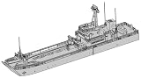 モデリウム 1/700 海上自衛隊 輸送艇 1号型 レジンキット T24V700-011M