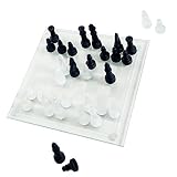 Elegant Glass Chess And Checker Board Set[並行輸入品]