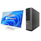 【整備済み品】 DELL デスクトップPC 7010/22型液晶セット/Win 11 Pro/MS Office H&B 2019/Core i5-3470/wajunのWIFI/Bluetooth/DVD/16GB/256GB SSD (整備済み品)