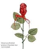 Bulk Buy : Darice DIYクラフトシルクのようなローズStems forチョコレートローズグリーン17 cm 12ピース( 12パック) 02sc127