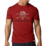Nebraska Cornhuskers 47ブランドRed Vintage Blackshirts基本Scrum Tシャツ S