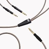 MEZE AUDIO | 4.4mm OFCアップグレードバランスケーブル 99シリーズ用 | 銀メッキOFC銅 | 4.4mmオスからデュアルTSモノ3.5mmオスコネクタプラグ | ケーブル長1.50m/4.9フィート