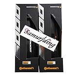 コンチネンタル タイヤ ロードバイク Grand-Prix 5000 Continental グランプリ クリンチャー +反射ステッカー (700x25C, 2本セット) [並行輸入品]