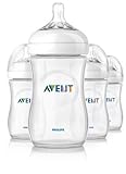 Philips AVENT Natural Polypropylene Bottle, Clear, 9 Ounce, 4 Pack by Philips AVENT [並行輸入品]