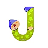 J - Janod Juratoys Clown Alphabet Individual Letter