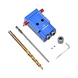 SHUOGOU 穴あけのメタル ポケットホールジグシステム 穴パンチャー 大工傾斜穴装置 ボール紙製箱
