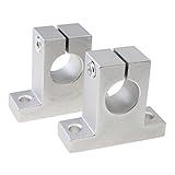 2xSK20 SC20UU 20ミリメートル リニア レール シャフト サポート F XYZ テーブル CNC ルータ フライス