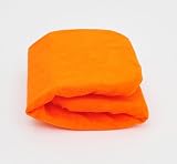 Terry FITTED SHEET to fit cot bed 120x60cm, nursery bedding, toddler, baby (colour: orange) by 360