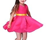 (ウォ２U)Woo2u キッズ 女の子 ガールズ 可愛い リボン 蝶結び ショート丈 ノースリーブ Aライン フォーマル ワンピース 入園式 パーティー お呼ばれ お姫様 ドレス カジュアル チュニッ