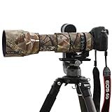ROLANPRO レンズコート シグマ 150-600mm F5-6.3 DG OS HSM Contemporary 対応 望遠レンズ用 迷彩カバー 防水 野鳥撮影 自然撮影 - #20 ジャングル迷彩