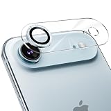 Podick カメラフィルム iPhone Air 用 カメラカバー キラキラ 9H強化ガラス アルミ合金 アイフォン air 用 カメラ保護 ピカピカ キズ防止 耐衝撃 高透過率 黒縁取り 露出オーバー防止 極薄 いphone air レンズカバー プロテクター スカイブルー