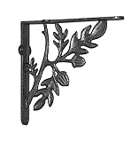 NACH js-90-426S Branch N Twig Wall Shelf Bracket Small. 7". Pack of 4 (7.08x7.08x1.77 inches) [並行輸入品