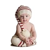 AmazingDeal ベビー 撮影服 記念写真 赤ちゃん 年賀状 可愛い 寝相アート ニット帽子セット カタツムリ 新生児 出産祝い (M)