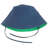 Polarn O PyretリバーシブルバケットSunhat (ベビー) カラー: ブルー