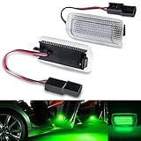 Gempro カーテシランプ プリウス20系/30系/50系 プリウスα40系 PHV50系 アルファード/ヴェルファイア20系/ エスティマ カムリ40系 クラウン/マジェスタ180系/200系/210系 ハリアー30系/60系 マークX 120系/130系 アイシス/マークＸジオ/ミライ10系 ランドクルーザー200系 サイ10系 レクサス適用 Led 2個セット グリーン