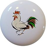 Carolina Hardware and Decor 1117 Chicken Farm Animal Ceramic Cabinet Drawer Knob by Carolina Hardwar