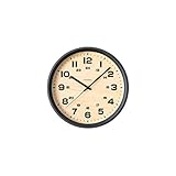 インターゼロ 壁掛け時計 BRAM CLOCK 電波時計 CHARCOAL GRAY・CH-050CG