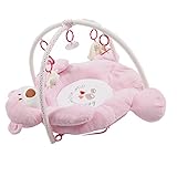 ノーブランド品 全3色　新生児　赤ちゃん　幼児　ジム　屋内活動　プレイマット　クロールパッド　遊びマット - ピンク