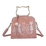 人気　両用　３色　かわいい　猫　フリンジのある　手提げバッグ　レディース　ポシェット レディース おもしろい 斜めがけ ポシェット 女の子　お財布 ショルダーバッグ レディース 斜めがけ　女性用　携帯