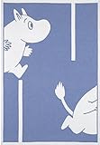 Ekelund エーケルンド 　オーガニックコットン100％　　ムーミン・ベビーブランケット 【Goes】０1（72×105cm) (ラベンダー)
