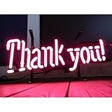 ネオンサイン サンキュー THANK YOU ネオン管 ネオンライト 店舗照明 ガレージ アメリカン雑貨