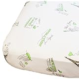 Oliver B City of Dreams Crib Sheet - Mint/Grey/White by Oliver B [並行輸入品]