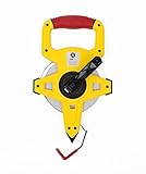 AdirPro 715-01 Fiberglass 100' Appraiser's Measuring Tape with Metal End Hook by AdirPro