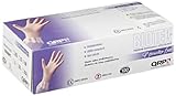 QRP X609BPFM Biotek Latex Glove, Powder Free,6milThickness,9Length,Medium, White(Packof100) by QRP G