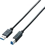 エレコム:エレコム USB3.0ケーブル(A-B) USB3-AB05BK/RS 型式:USB3-AB05BK/RS