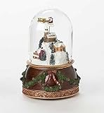 Mus 7.5''Rotate Town Scene Gltr
