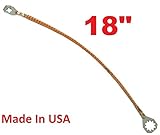 多目的ユニバーサル18 " - 19 "銅Ground /ボンディングストラップケーブル。35756d USA Made 10 Pack 35756D-amz
