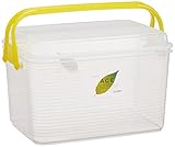 サンコープラスチック コンテナエースM 幅40×奥27.5×高24.5cm イエロー