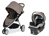 Britax(ブライタックス) 2014 B-Agile ＆ B-Safe トラベルシステム ストローラー ベビーカー＆チャイルドシート (サンドストーン)【並行輸入品】+NONOKUROオリジナルハ