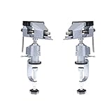 Baosity 2点セット バイス 卓上 万力 木工クランプ 調整可能 精密 アルミ合金 汎用性