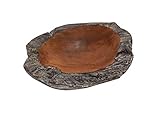 Benzara 59217 Small Bowl, Teak