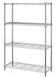36 " x14 " X 54 " 4層層シェルフ調整可能スチールワイヤーメタル棚ラックt54